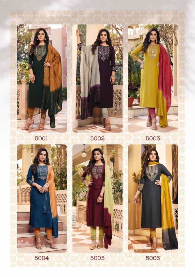 Kashish Vol 5 By Ladies Flavour Readymade Salwar Suits Catalog
